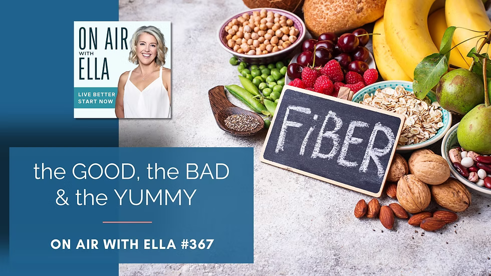 367: The Power of Colostrum + Fiber for Gut Health & Hormonal Balance - the GOOD, the BAD & the YUMMY 