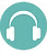 headphones icon white